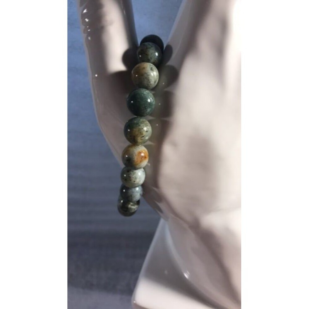 Ocean Jasper Beaded Stretch Bracelet